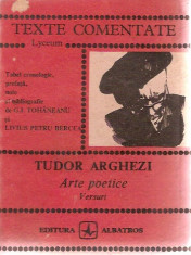 TUDOR ARGHEZI-Arte poetice / versuri,6 , Pret nou , redus ! foto