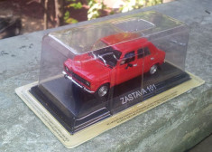 [NOU] Macheta metal DeAgostini Zastava 101 NOUA, SIGILATA din colectia Masini de Legenda Dacia, Scara 1:43 (art. 1300, 1310) foto