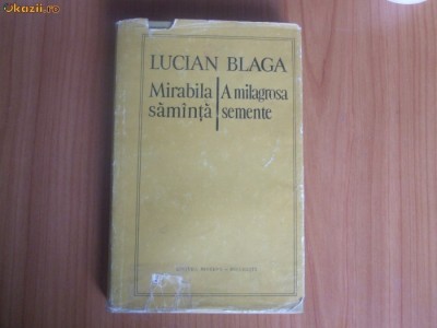 h2 Mirabila samanta - Lucian Blaga foto