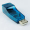 Placa retea RJ45 adaptor usb externa pe USB+cd placa de retea externa USB RJ45 placa de retea RJ 45. HEXIN USB2.0 LAN ADAPTER NETWORK RJ 45
