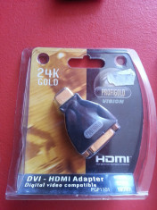 Adaptor DVI - HDMI Profigold aproape nou foto