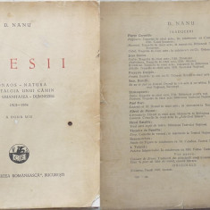 Nanu , Poesii ; Pronaos - Natura - In nostalgia unui camin - Dumnezeu , 1934