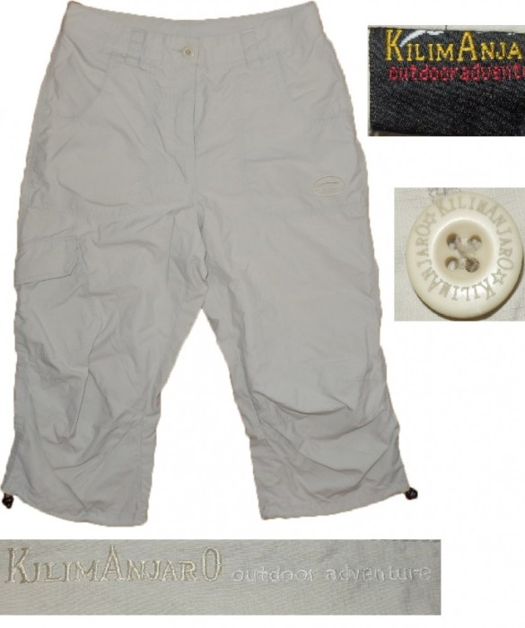 Pantaloni trei sfert trekking KILIMANJARO (dama S spre M) foto mare Pantaloni trei sfert trekking KILIMANJARO (dama S spre M) foto mare