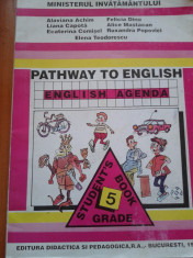 PATHWAY TO ENGLISH. ENGLISH AGENDA - Alaviana Achim foto