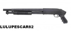 PUSCA AIRSOFT MOSSBERG 500 -SHOTGUN-METAL+ABS - ARC -PUTERNIC-DISTANTA -100 BILE CADOU !!! LICHIDARE STOC !! foto