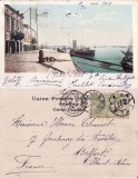 Galati- Portul- Vapoare- clasica, rara