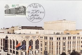 2694 - Germania DDR carte maxima 1987 foto