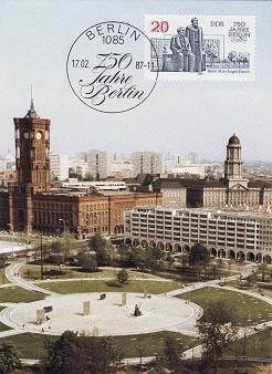 2697 - Germania DDR carte maxima 1987 foto