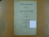 Statute Revista Artileriei Bucuresti 1909