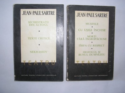 JEAN-PAUL SARTRE - TEATRU,2 VOL,Rf1 foto