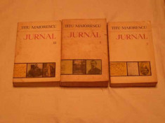 Jurnal Si Epistolar Vol.1-3 - Titu Maiorescu,267684 foto