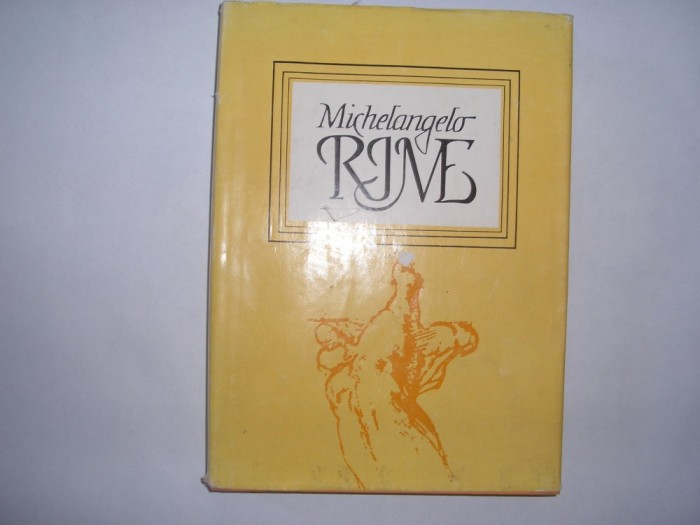 MICHELANGELO - RIME,rf3/1