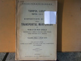 Caile ferate romane Tariful local Dispozitiuni si taxe pentru transportul marfurilor de mare si mica iuteala Bucuresti 1916