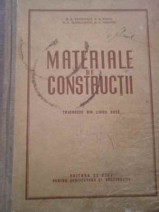 Materiale De Constructii - B.g. Skramtaev, N.a. Popov, N.a Gherlivanov, G.g. ,150986 foto