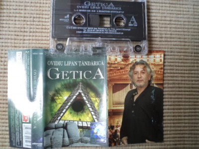 OVIDIU LIPAN TANDARICA GETICA 2004 caseta audio muzica folk intercont rec. music foto