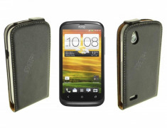 Toc / Husa Flip piele HTC Desire V / HTC Desire X, cel mai mic cost de livrare ! foto