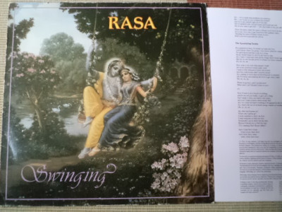 Rasa Swinging muzica progresiv rock 1982 disc vinyl lp 1982 editie vest foto