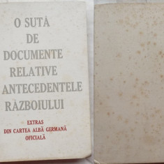 O suta de documente relative la razboi , Cartea Alba germana , Berlin , 1941