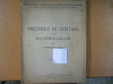 Directia generala C. F. R. Preturile de debitare ale materialelor Bucuresti 1923