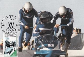 2756 - Germania DDR carte maxima 1988 foto