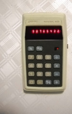 calculator functional anii 70 vechi de colectie vintage foto