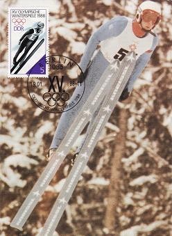 2754 - Germania DDR carte maxima 1988