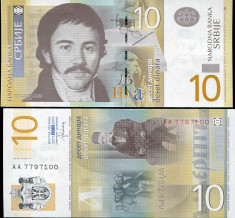 SERBIA- 10 DINARI 2013-NEW- UNC!! foto