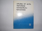 STUDIA ET ACTA HISTORIAE IUDAEORUM ROMANIAE (volumul I),RF1