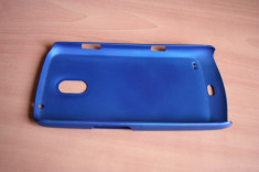Vand husa plastic albastra Samsung Galaxy Nexus i9250 foto