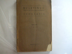 Buletinul societatii regale romane de geografie Volumul XLI Bucuresti 1923 foto