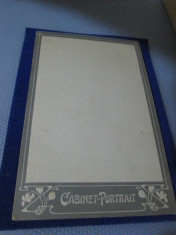 Stativ foto Souvenir-Cabinet Portrait- Michel Goldsteain- Bucharest, perioada 1900 foto