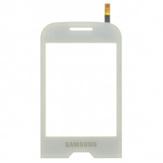 Geam Touchscreen Digitizer Samsung S7070 Diva La Fleur S7070 S7070 Marina ALB ( WHITE ) ORIGINAL NOU foto