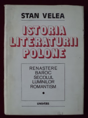 Stan Velea - Istoria literaturii polone - 1828 foto