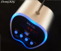 Boxa portabila MP3 player ARGINTIU cu RADIO slot USB si micro SD-MAR foto