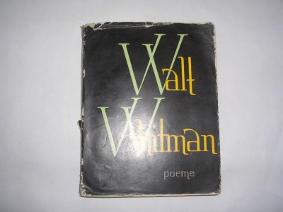 WALT WHITMAN POEME,RF foto