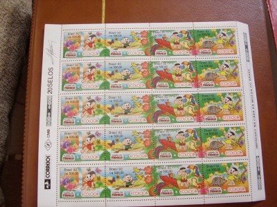 Brazilia 1993 desene animate mi 2534-2537 - kleib. foto