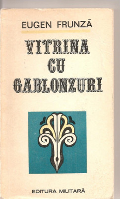 (C4093) VITRINA CU GABLONZURI DE EUGEN FRUNZA, EDITURA MILITARA, 1978 foto