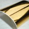 Folie Aurie Auto Crom 100 x 152 cm (1 m x 1.52 m) Auriu Lucios. Air Bubble Free