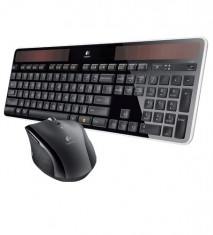 Logitech Wireless Solar Keyboard K750 + Logitech Marathon M705 foto