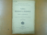 Directia Telegrafelor si postelor Tarifa telegrafica si telefonica interna si internationala Bucuresti 1904