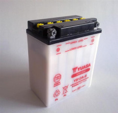 Baterie moto Yuasa 12V x 12Ah cod produs:YB12A-B foto