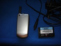 Motorola V60, Full Metal, telefon de colectie, 97 ore si 30 min , la pret bun foto