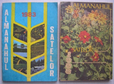 Almanahul Satelor - 2 bucati, anul 1983 si 1988 foto