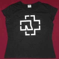 Tricou de fete Rammstein -logo (calitate superioara),girlie +alte formatii rock