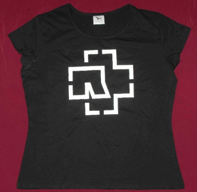 Tricou de fete Rammstein -logo (calitate superioara),girlie +alte formatii rock foto