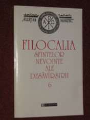 FILOCALIA SFINTELOR NEVOINTE ALE DESAVARSIRII - VOL. 6 (HUMANITAS) foto