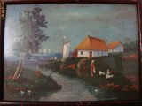TABLOU = ULEI PE PLACAJ =33 x 23 cm