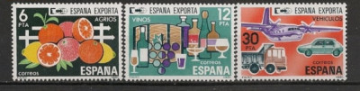 SPANIA 1981 - PRODUSE DE EXPORT, serie nestampilata, DB1 foto