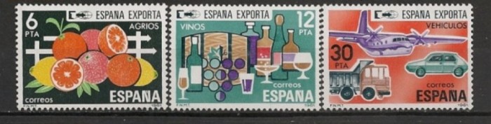 SPANIA 1981 - PRODUSE DE EXPORT, serie nestampilata, DB1