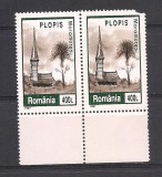 No(2)timbre-Romania 1997-L.P.1430-Biserici de lemn din Maramures-depraiate